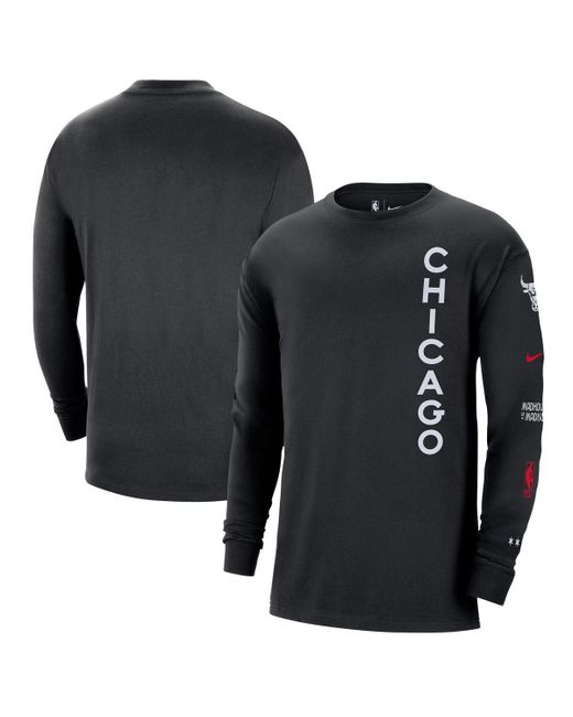 Nike Chicago Bulls 2023/24 City Edition Max90 Expressive Long Sleeve T-shirt
