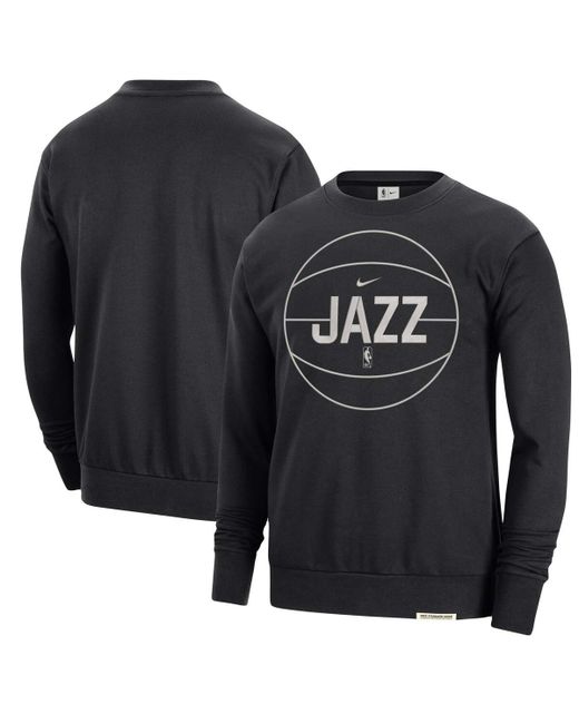 Nike Utah Jazz 2023/24 Authentic Standard Issue Travel Performance Pullover Sweatshirt