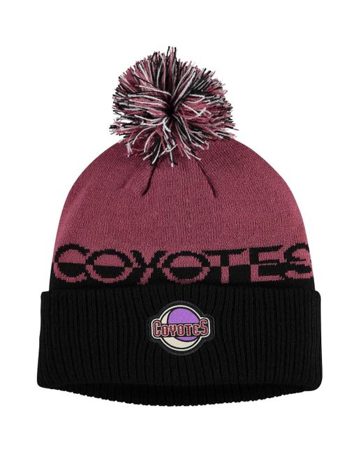 Adidas Arizona Coyotes Cold.Rdy Cuffed Knit Hat with Pom