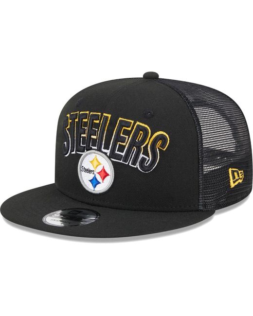 New Era Pittsburgh Steelers Grade Trucker 9FIFTY Snapback Hat