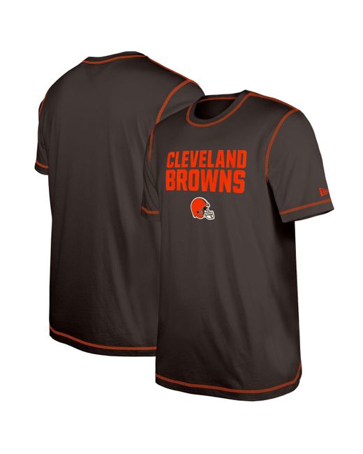 New Era Cleveland Browns Third Down Puff Print T-shirt