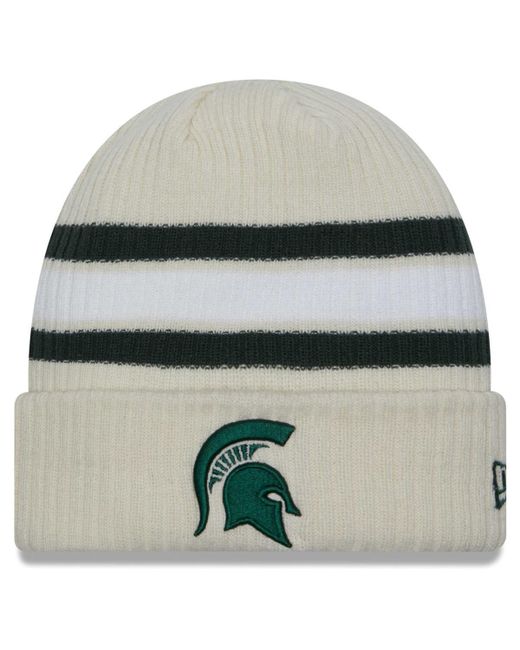New Era Distressed Michigan State Spartans Vintage-Like Cuffed Knit Hat