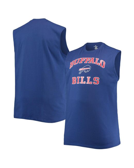 Profile Buffalo Bills Big and Tall Muscle Tank Top