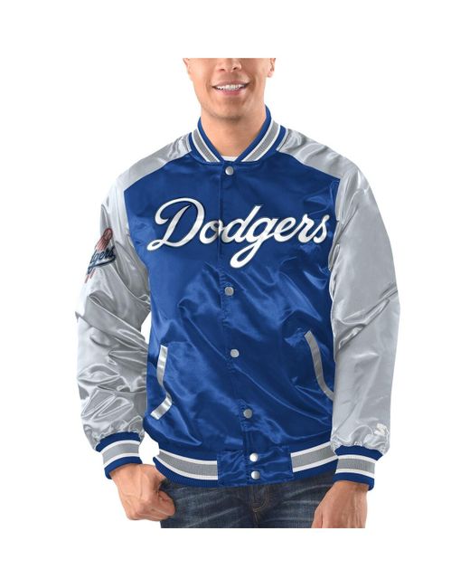 Starter Los Angeles Dodgers Varsity Satin Full-Snap Jacket