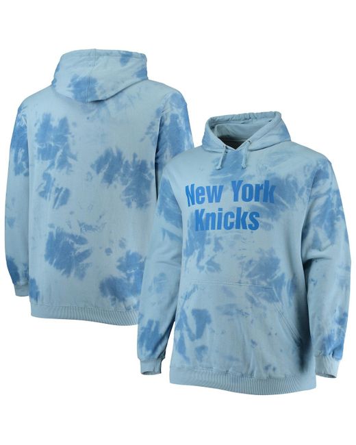 Fanatics New York Knicks Big and Tall Wordmark Cloud Dye Pullover Hoodie