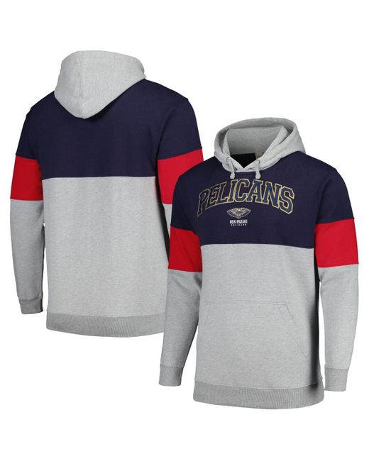 Fanatics New Orleans Pelicans Contrast Pieced Pullover Hoodie
