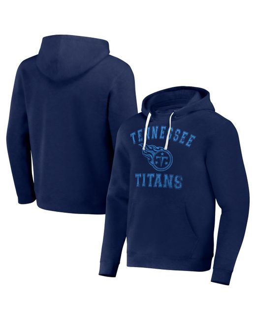 Fanatics Nfl x Darius Rucker Collection by Distressed Tennessee Titans Coaches Pullover Hoodie