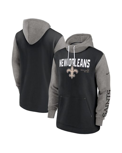 Nike New Orleans Saints Fashion Block Pullover Hoodie