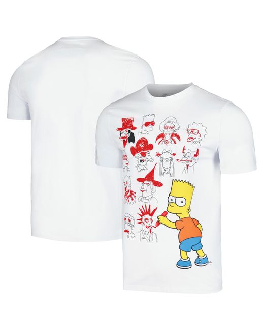 Freeze Max and Bart Simpson The Simpsons School Doodles T-shirt