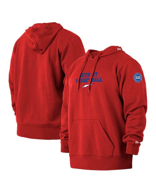 New Era Detroit Pistons 2021/22 City Edition Big and Tall Pullover Hoodie