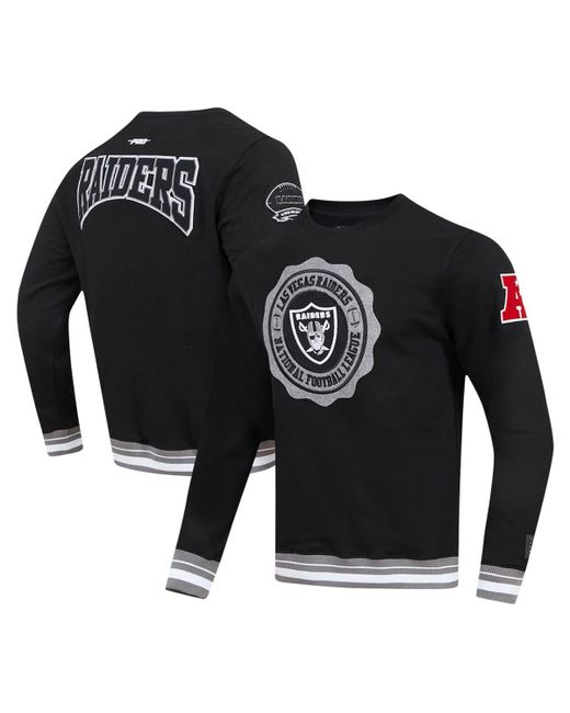 Pro Standard Las Vegas Raiders Crest Emblem Pullover Sweatshirt