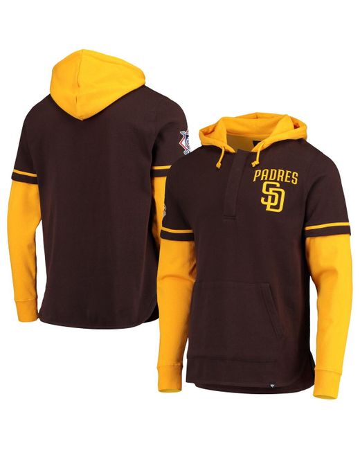 '47 Brand 47 Brand Gold San Diego Padres Shortstop Pullover Hoodie