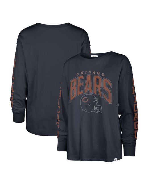 '47 Brand 47 Brand Distressed Chicago Bears Tom Cat Long Sleeve T-shirt
