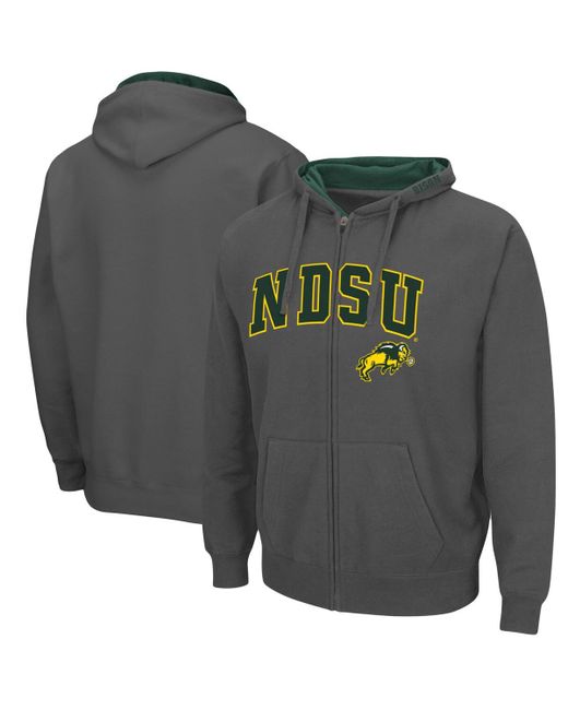 Colosseum Ndsu Bison Arch and Logo 3.0 Full-Zip Hoodie