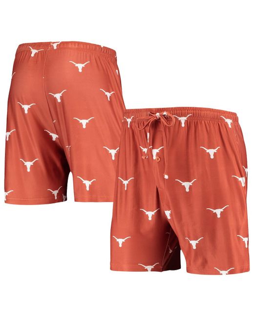 Concepts Sport Texas Longhorns Flagship Allover Print Jam Shorts