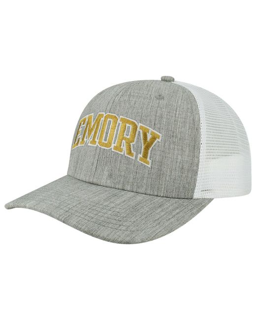 Legacy Athletic White Emory Eagles Arch Trucker Snapback Hat