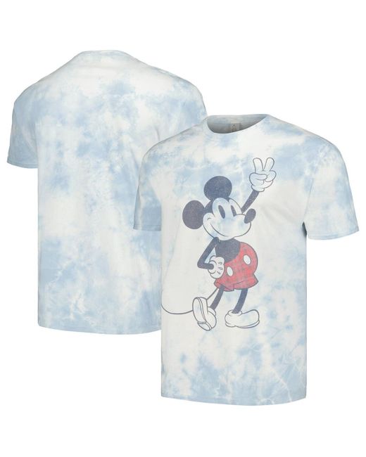 Mad Engine and Mickey Plaid Graphic T-shirt