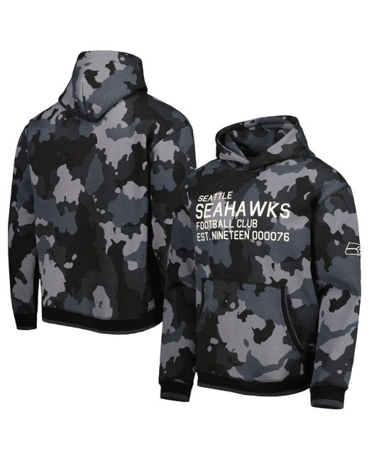 The Wild Collective Seattle Seahawks Camo Pullover Hoodie