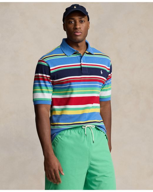 Polo Ralph Lauren Big Tall Striped Short-Sleeve Polo Shirt