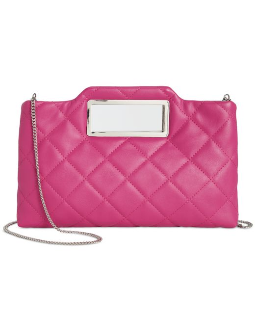 I.N.C. International Concepts Juditth Handle Quilted Clutch Created for