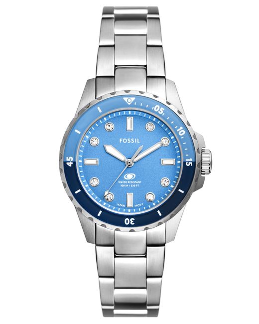Fossil Blue Dive Three-Hand Stainless Steel Watch 36mm