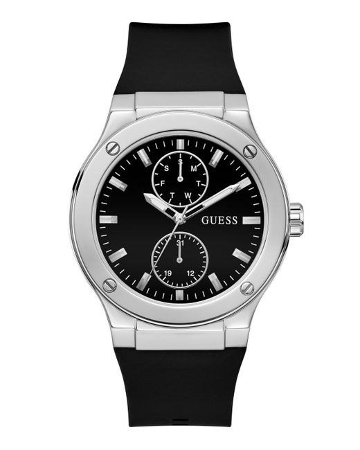 Guess Multi-Function Silicone Watch 45mm