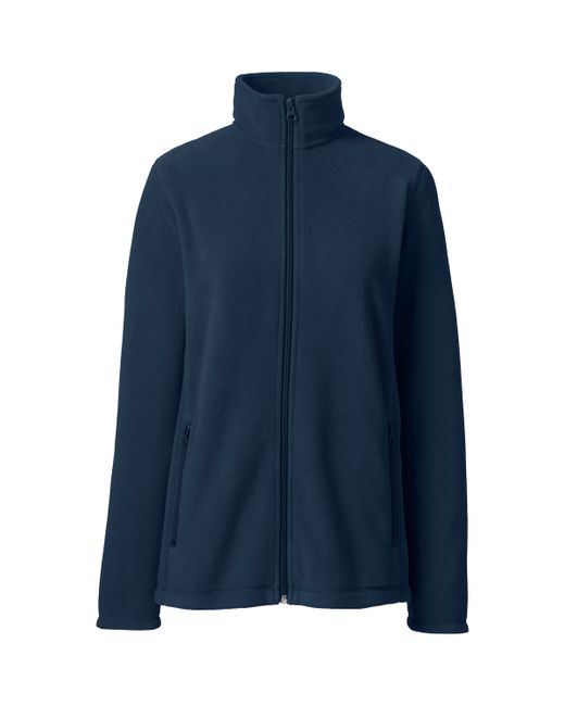 Lands' End School Uniform Full-Zip Mid-Weight Fleece Jacket