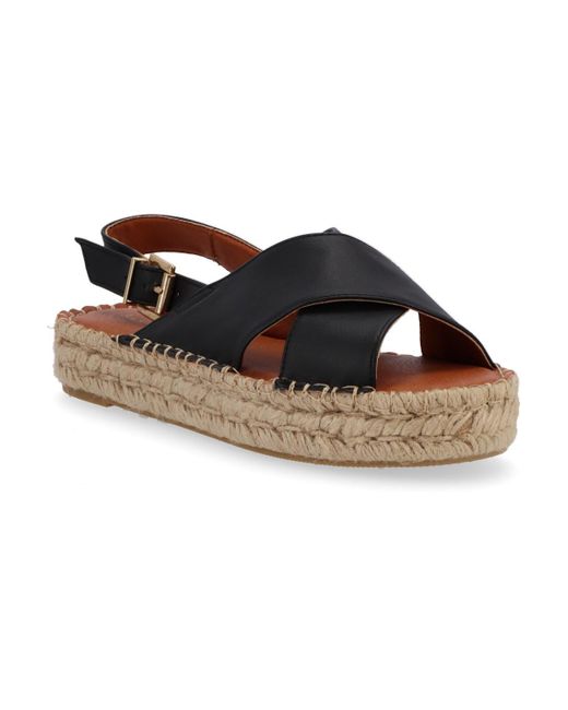 Alohas Crossed Corn Leather Sandals