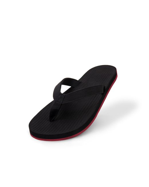 Indosole Flip Flops Sneaker Sole black