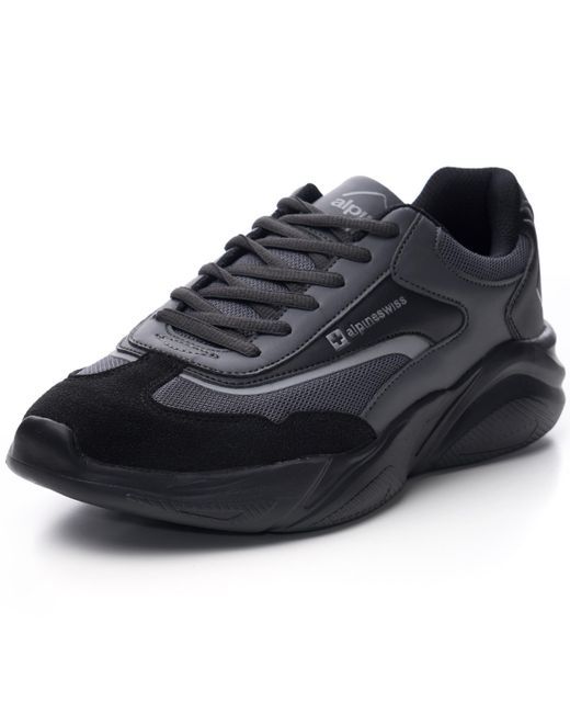 Alpine Swiss Stuart Chunky Sneakers Retro Platform Dad Tennis Shoes
