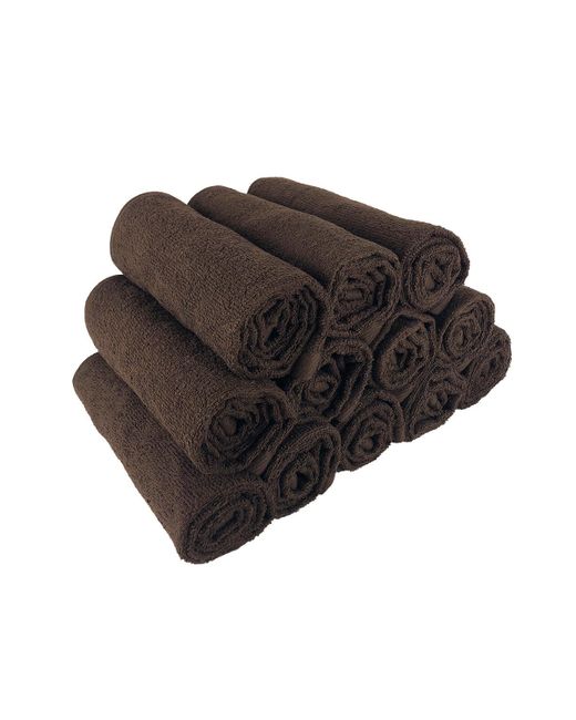 Arkwright Home Bleach-Safe Cotton Salon Towels Full 16x28 Solid Absorbent Hair Drying Towel Perfect for and Spa
