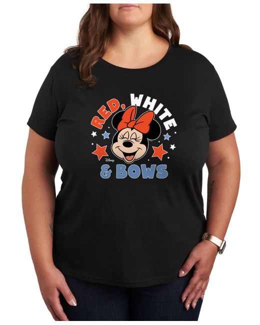 Hybrid Apparel Air Waves Trendy Plus Minnie Mouse Graphic T-shirt