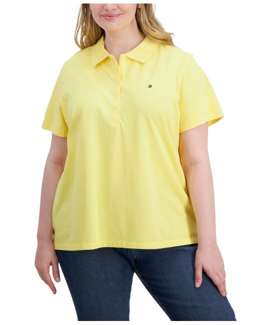 Tommy Hilfiger Plus Short-Sleeve Polo Shirt