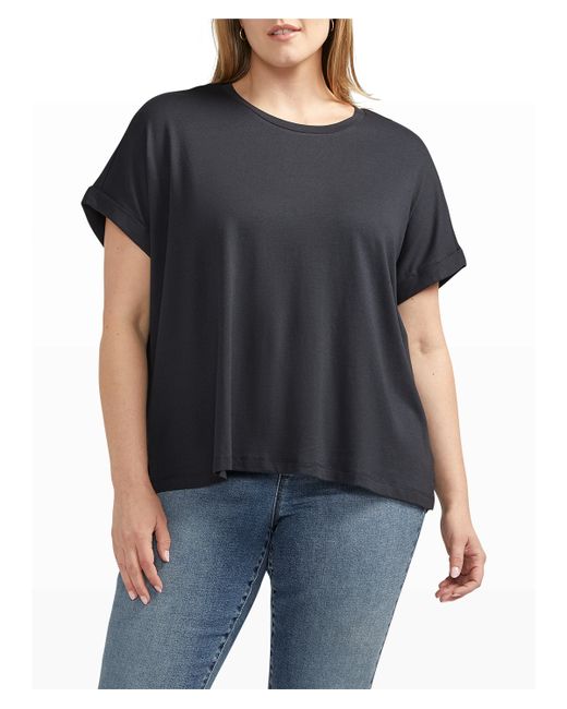 Jag Plus Drapey Luxe Short Sleeve T-shirt