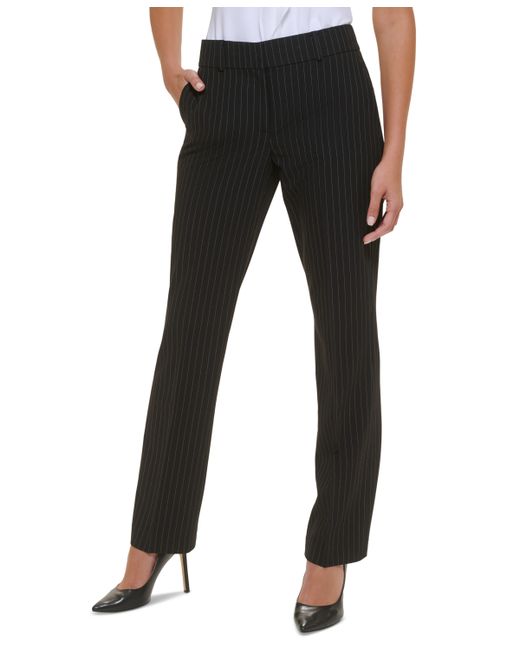 Tommy Hilfiger Striped Sutton Straight-Leg Trousers