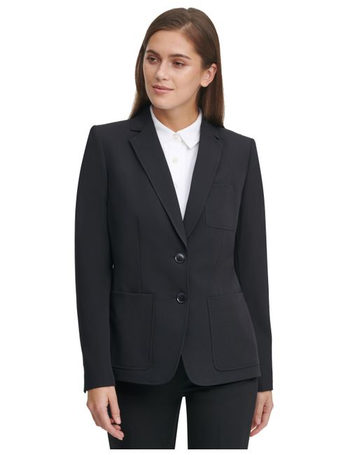 Tommy Hilfiger Notched-Collar Double-Button Blazer