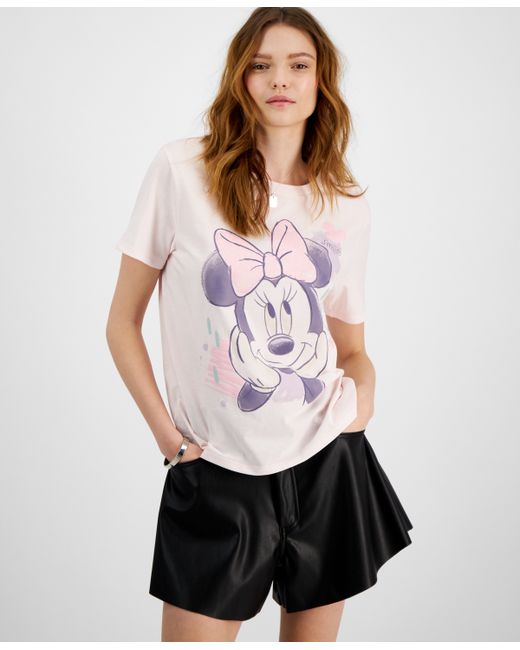 Disney Juniors Minnie Mouse Short-Sleeve Graphic T-Shirt