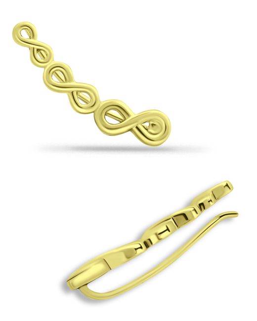 Giani Bernini Infinity Ear Crawler Earrings 18k Gold Over Sterling or