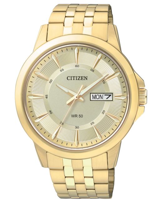 Citizen Gold-Tone Stainless Bracelet Watch 41mm