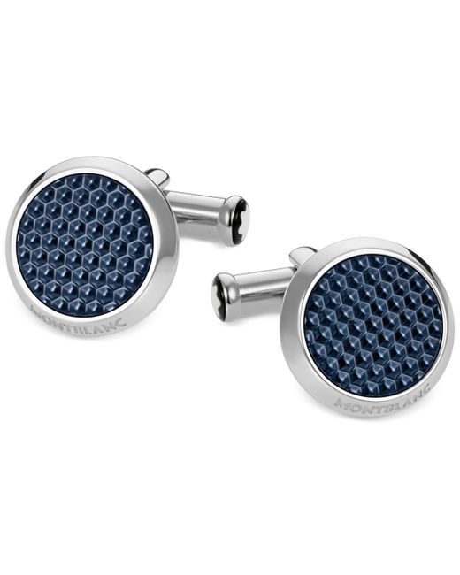 Montblanc Meisterstuck Classic Stainless Steel with Lacquer Inlay Cuff Links
