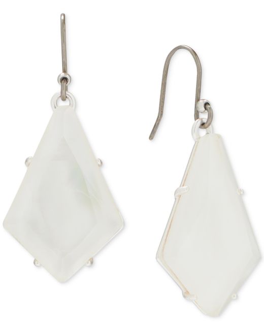 Lucky Brand Tone Opalescent Crystal Earrings