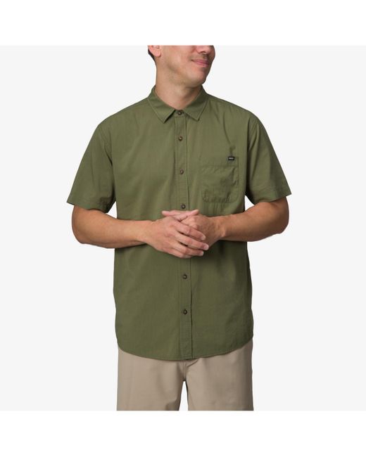 Reef Mens Collins Short Sleeve Woven Shirt