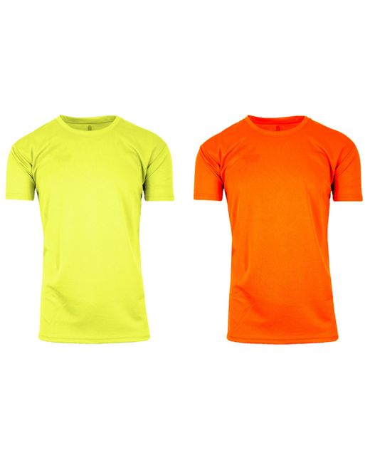 Galaxy By Harvic Short Sleeve Moisture-Wicking Quick Dry Performance Crew Neck Tee 2 Pack