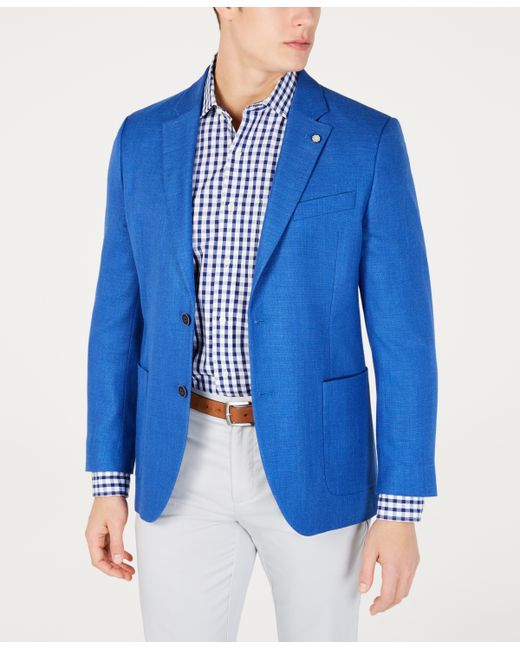 Nautica Modern-Fit Active Stretch Woven Solid Sport Coat