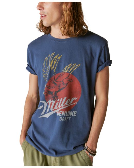 Lucky Brand Miller Eagle Short Sleeves T-shirt
