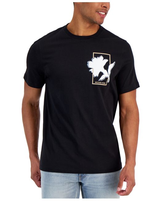 Michael Kors Short Sleeve Floral Graphic T-Shirt