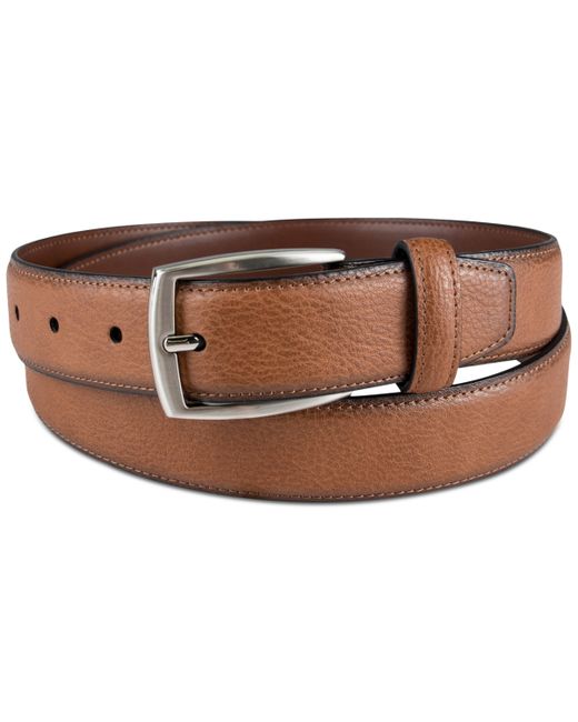 Club Room Faux Leather Pebble Grain Stretch Belt Created for