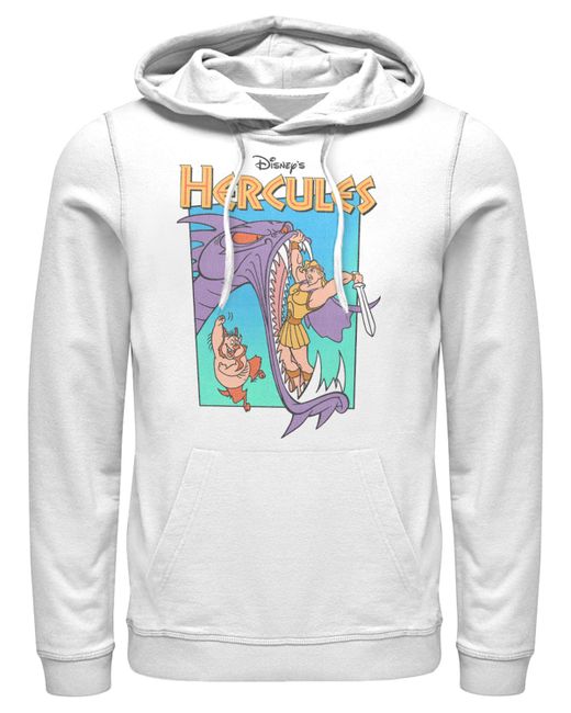 Fifth Sun Disney Hercules Hydra Battle Retro Pullover Hoodie