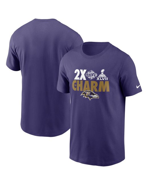 Nike Baltimore Ravens Hometown Collection 2x Super Bowl Champions T-Shirt