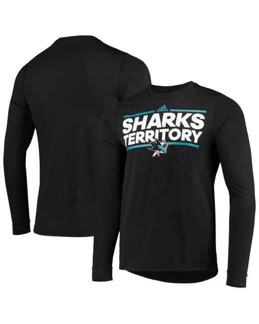 Adidas San Jose Sharks Dassler Aeroready Creator Long Sleeve T-shirt